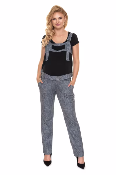 Ogrodniczki Model 0188 Black - PeeKaBoo — zdjęcie 1
