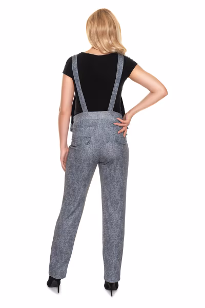 Ogrodniczki Model 0188 Black - PeeKaBoo — zdjęcie 2