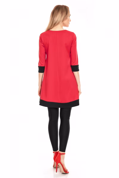 Sukienka Ciążowa Model 0125 Red - PeeKaBoo — zdjęcie 3