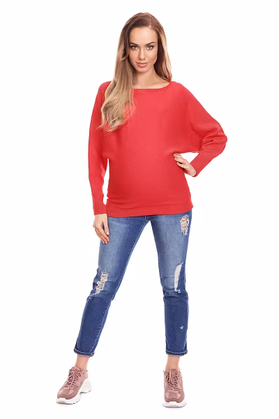 Sweter model 70003C Neon Coral - PeeKaBoo — zdjęcie 2