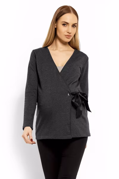 Bluzka Ciążowa Model 1626C Grafit - PeeKaBoo — zdjęcie 1