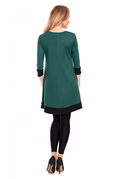 Sukienka Ciążowa Model 0125 Green - PeeKaBoo — zdjęcie 3