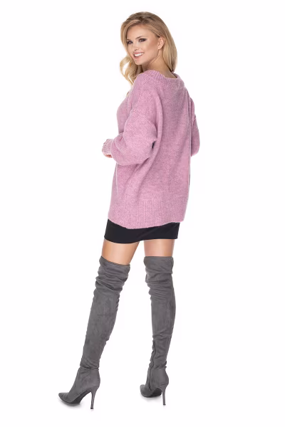 Sweter Damski Model 30064 Lila - PeeKaBoo — zdjęcie 3