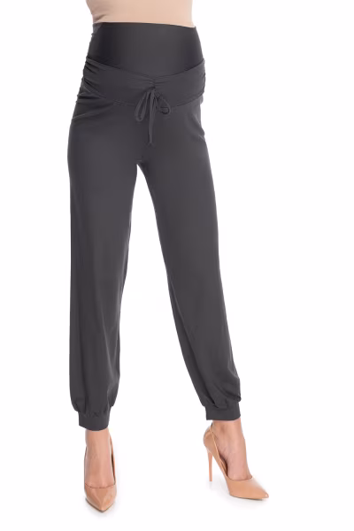 Spodnie Ciążowe Model 0176 Grafit - PeeKaBoo — zdjęcie 1