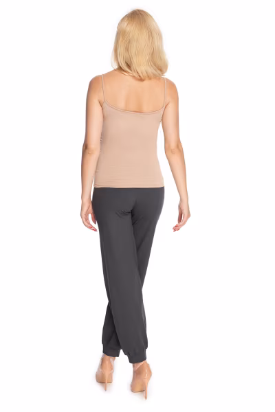 Spodnie Ciążowe Model 0176 Grafit - PeeKaBoo — zdjęcie 3
