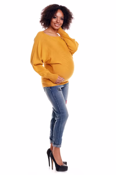 Sweter model 70003C Mustard - PeeKaBoo — zdjęcie 3
