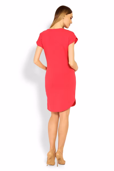 Sukienka Ciążowa Model 1629C Coral - PeeKaBoo — zdjęcie 3