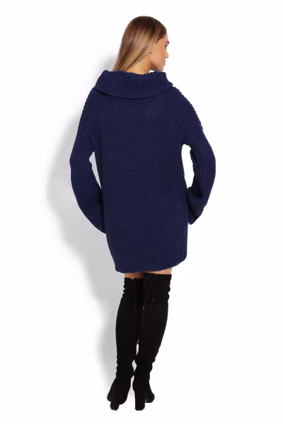 Golf Damski Model 70012 Petrol Navy - PeeKaBoo — zdjęcie 3
