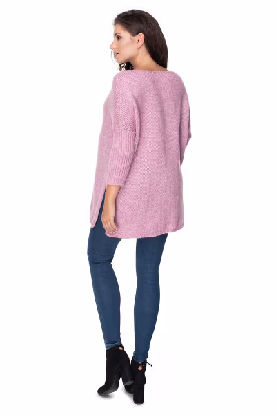 Sweter Ciążowy Model 30075 Lila - PeeKaBoo — zdjęcie 3
