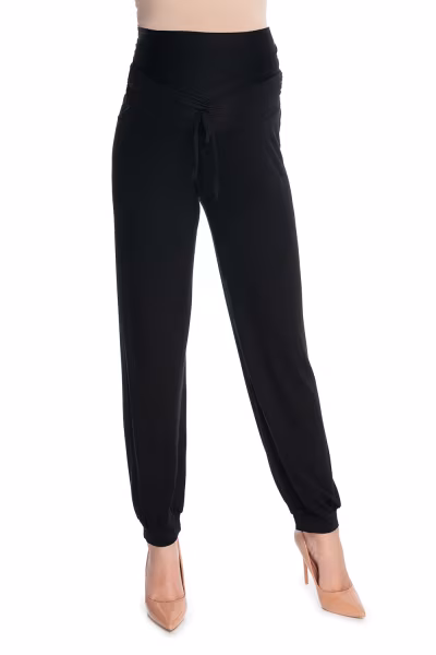 Spodnie Ciążowe Model 0176 Black - PeeKaBoo — zdjęcie 1