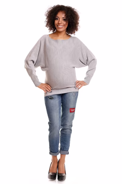 Sweter model 70003C Light Gray - PeeKaBoo — zdjęcie 2
