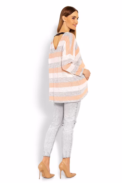 Sweter Ciążowy Model 30057C Morela - PeeKaBoo — zdjęcie 3