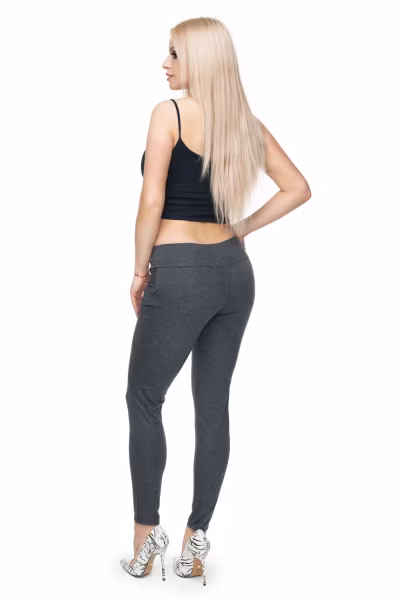 Spodnie Damskie Model 0105 Grafit - PeeKaBoo — zdjęcie 3