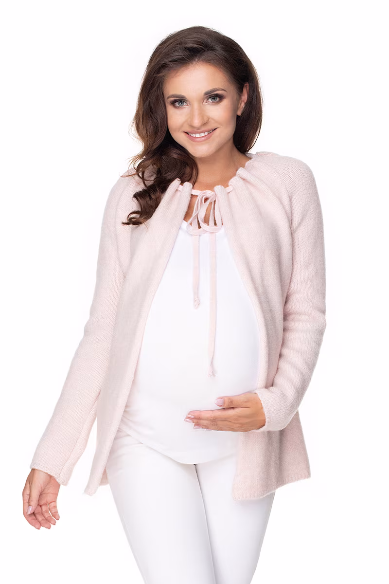 Kardigan Model 30074 Powder Pink - PeeKaBoo