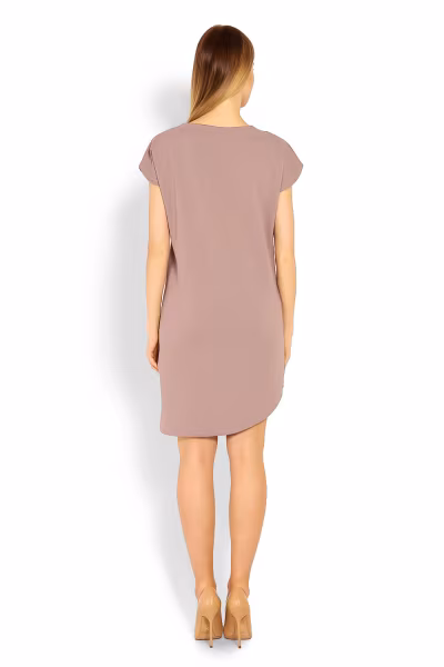 Sukienka Model 1629 Cappuccino - PeeKaBoo — zdjęcie 3
