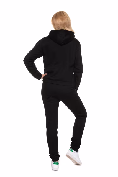 Spodnie Dres Damski Model 0196 Black - PeeKaBoo — zdjęcie 2