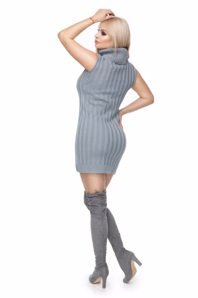 Sukienka Model 40020 Grey - PeeKaBoo — zdjęcie 3