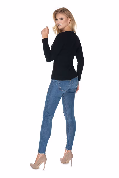 Bluzka Model 0163 Black - PeeKaBoo — zdjęcie 3