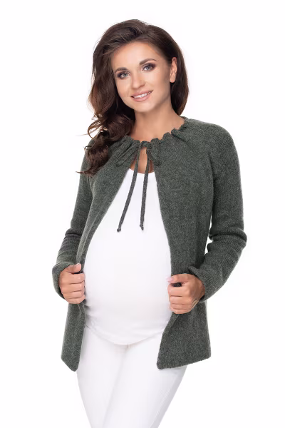 Kardigan Model 30074 Khaki - PeeKaBoo — zdjęcie 1
