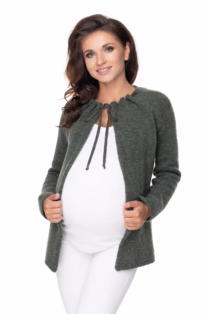 Kardigan Model 30074 Khaki - PeeKaBoo