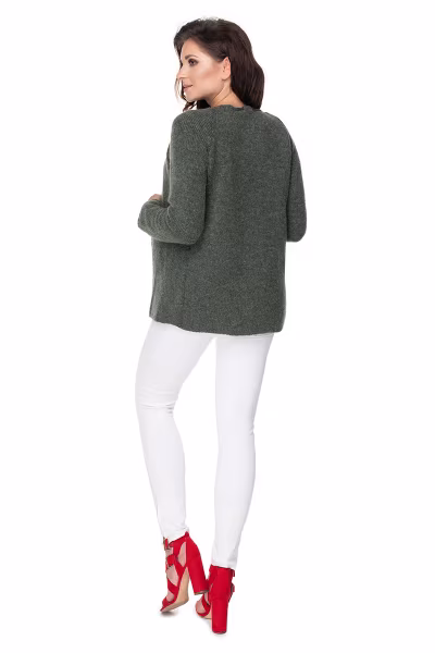 Kardigan Model 30074 Khaki - PeeKaBoo — zdjęcie 3