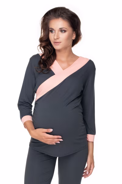 Piżama Damska Model 0153 Grafit - PeeKaBoo — zdjęcie 1