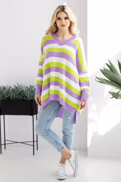 Sweter Damski Model 30091 Lila - PeeKaBoo — zdjęcie 3