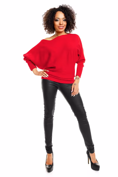 Sweter model 70003 Neon Coral - PeeKaBoo — zdjęcie 2