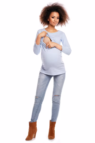 Tunika model 1474 Sky Blue - PeeKaBoo — zdjęcie 2