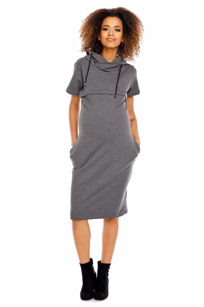 Sukienka model 1581 Graphit - PeeKaBoo — zdjęcie 2