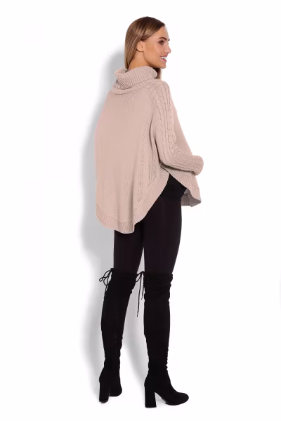 Ponczo Model 70009C Latte - PeeKaBoo — zdjęcie 3