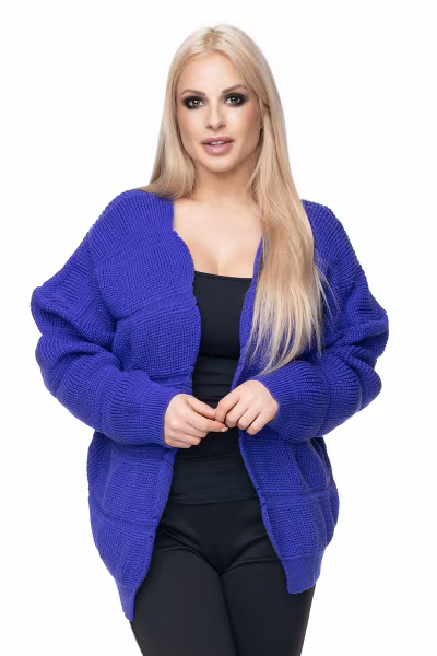 Sweter Kardigan Model 40022 Violet - PeeKaBoo — zdjęcie 1