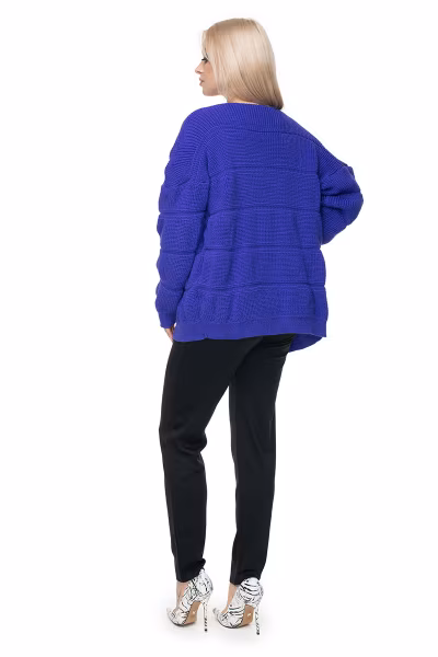 Sweter Kardigan Model 40022 Violet - PeeKaBoo — zdjęcie 3