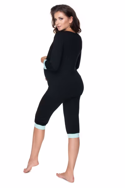 Piżama Damska Model 0153 Black - PeeKaBoo — zdjęcie 3