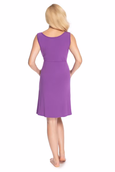 Koszula Nocna Ciążowa Model 0179 Violet - PeeKaBoo — zdjęcie 3