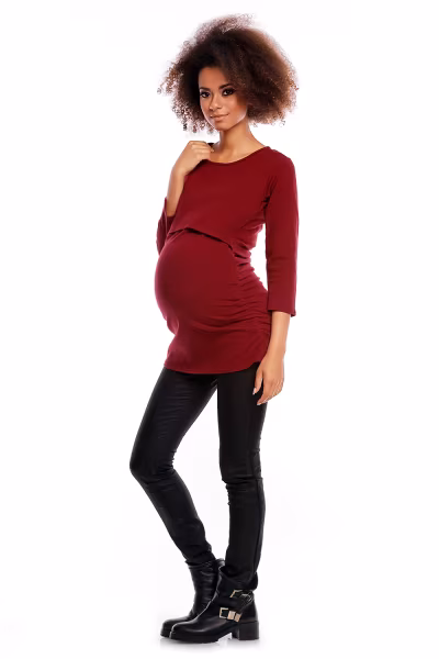 Tunika model 1474 Crimson - PeeKaBoo — zdjęcie 3