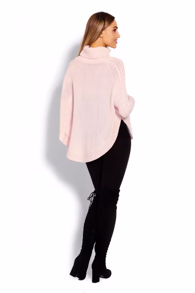 Ponczo Model 70009C Powder Pink - PeeKaBoo — zdjęcie 3