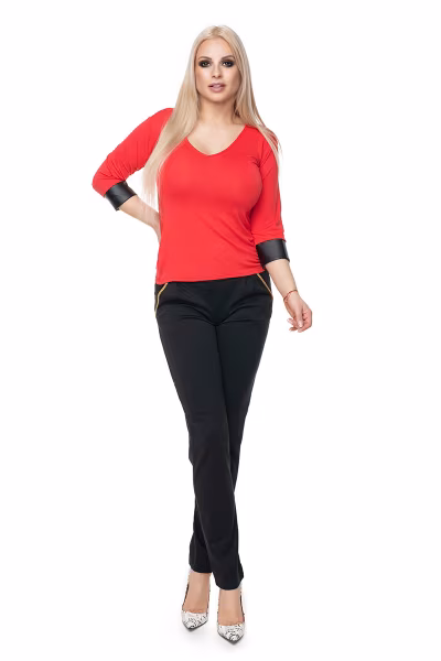 Bluzka Model 0102 Coral - PeeKaBoo — zdjęcie 2