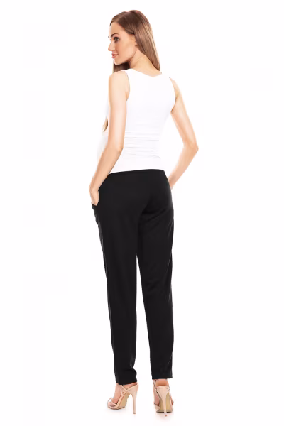 Spodnie Ciążowe Model 0134 Black - PeeKaBoo — zdjęcie 3