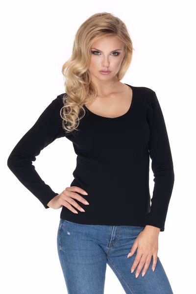Bluzka Model 0165 Black - PeeKaBoo — zdjęcie 1
