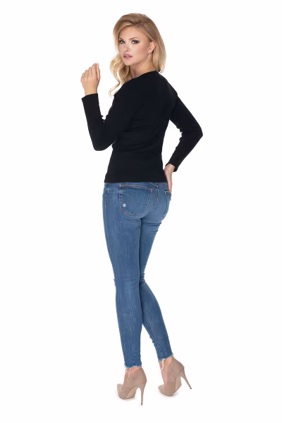 Bluzka Model 0165 Black - PeeKaBoo — zdjęcie 3
