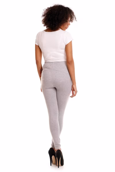 Legginsy Ciążowe Model 1469B Grey - PeeKaBoo — zdjęcie 3