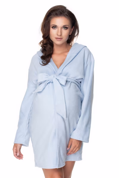 Szlafrok Damski Model 0148 Sky Blue - PeeKaBoo — zdjęcie 1