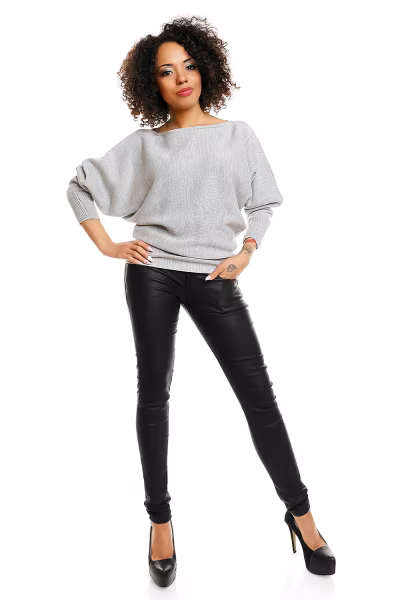 Sweter model 70003 Light Gray - PeeKaBoo — zdjęcie 2