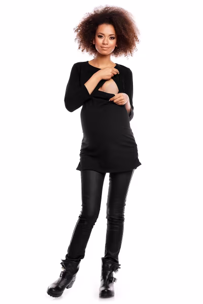 Tunika model 1474 Black - PeeKaBoo — zdjęcie 2