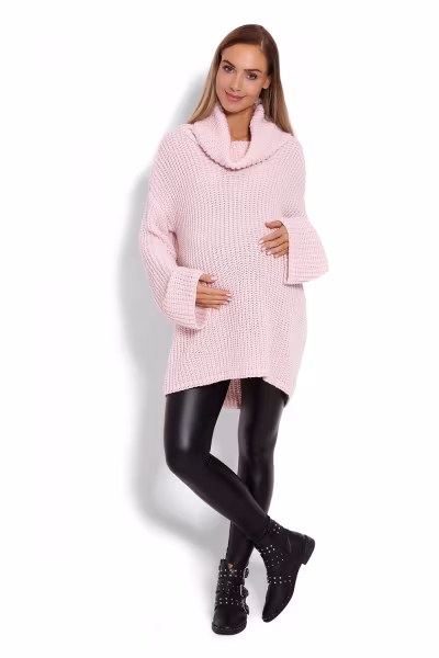 Golf Ciążowy Model 70012C Powder Pink - PeeKaBoo — zdjęcie 2