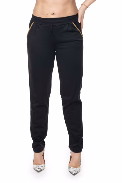 Spodnie Damskie Model 0101 Black - PeeKaBoo — zdjęcie 1