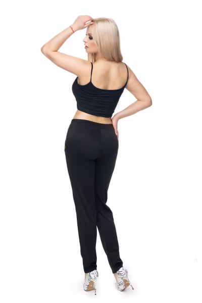 Spodnie Damskie Model 0101 Black - PeeKaBoo — zdjęcie 3