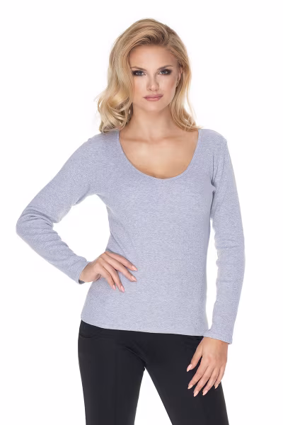 Bluzka Model 0165 Grey - PeeKaBoo — zdjęcie 1