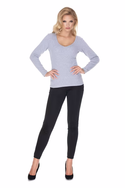 Bluzka Model 0165 Grey - PeeKaBoo — zdjęcie 2